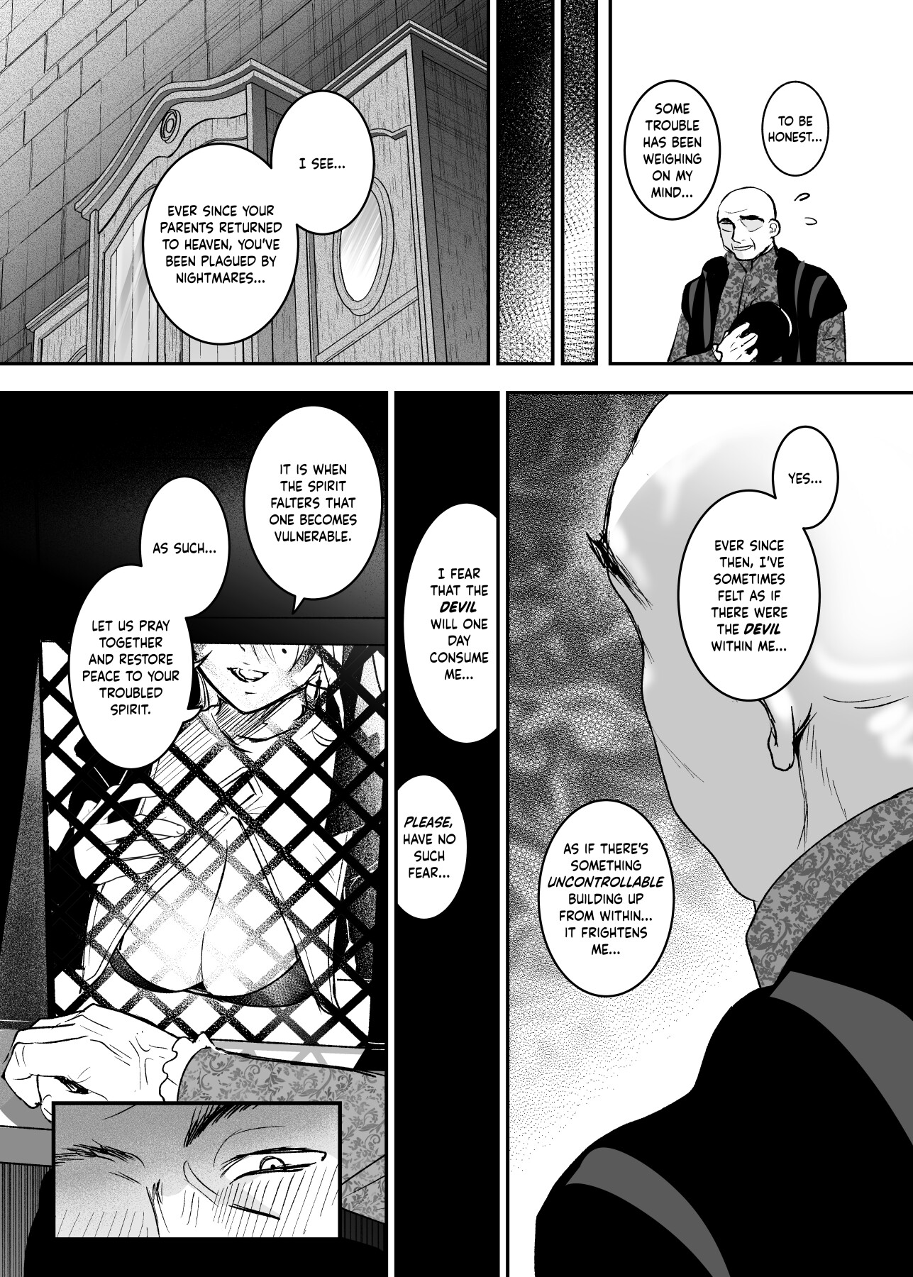 Hentai Manga Comic-Is This Truly a Prayer?-Read-10